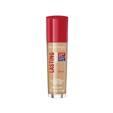 Rimmel Lasting Finish 25 Hours Foundation - 203 True Beige - Branded Beauty