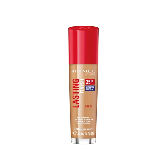 Rimmel Lasting Finish 25 Hours Foundation - 350 Golden Honey - Branded Beauty