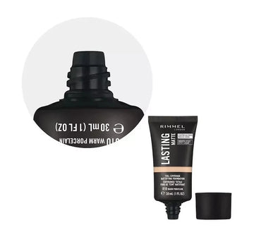 Rimmel Lasting Matte Foundation - 010 Warm Porcelain - Branded Beauty