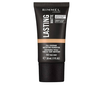 Rimmel Lasting Matte Foundation - 103 True Ivory - Branded Beauty