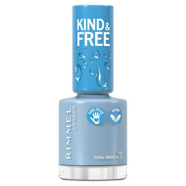 Rimmel London Kind & Free Nail Polish - 152 Tidal Wave Blue - Branded Beauty