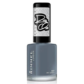 Rimmel Rita Ora 60 Seconds Super Shine Nail Polish - 807 My Grey - Branded Beauty