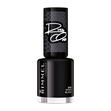 Rimmel Rita Ora 60 Seconds Super Shine Nail Polish - 900 Rita's Black - Branded Beauty
