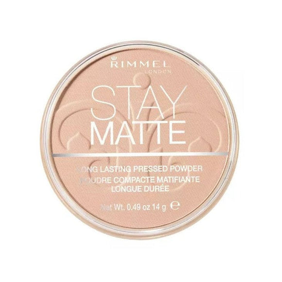 Rimmel Stay Matte Pressed Powder - 003 Peach Glow - Branded Beauty