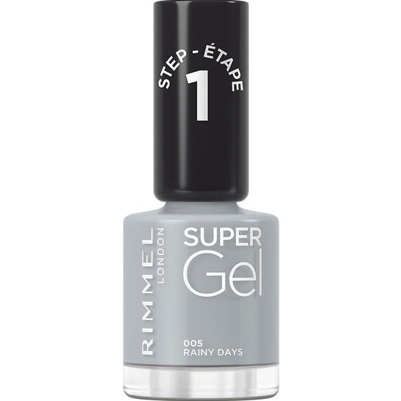 Rimmel Super Gel Nail Polish - 005 Rainy Days - Branded Beauty