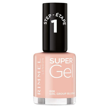 Rimmel Super Gel Nail Polish - 008 Girl Group Blush - Branded Beauty