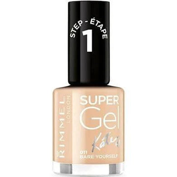 Rimmel Super Gel Nail Polish - 011 Bare Yourself - Branded Beauty