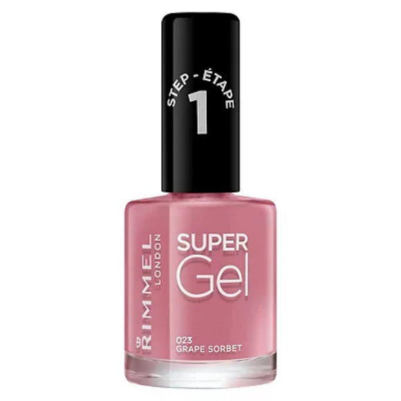 Rimmel Super Gel Nail Polish - 023 Grape Sorbet - Branded Beauty
