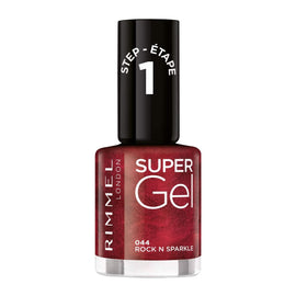 Rimmel Super Gel Nail Polish - 044 Rock N Sparkle - Branded Beauty