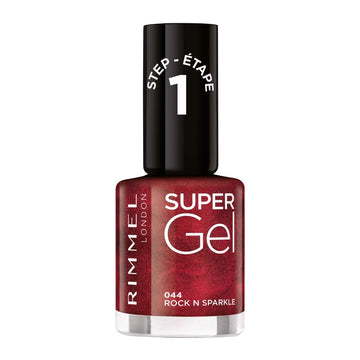 Rimmel Super Gel Nail Polish - 044 Rock N Sparkle - Branded Beauty