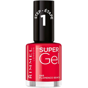 Rimmel Super Gel Nail Polish - 045 Flamenco Beach - Branded Beauty