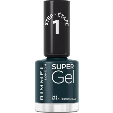 Rimmel Super Gel Nail Polish - 068 Beach House Blue - Branded Beauty