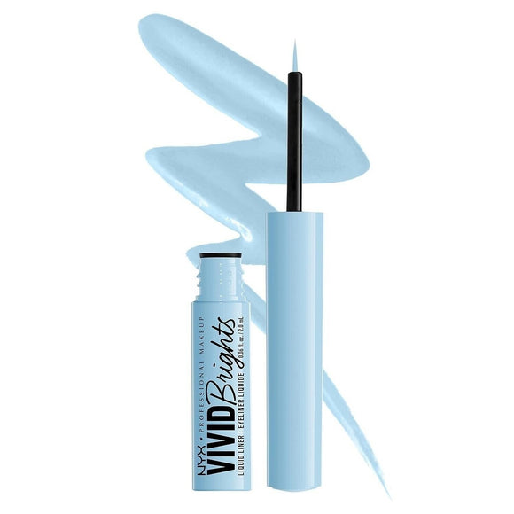 NYX Vivid Brights Matte Liquid Eyeliner - 06 Blue Thang