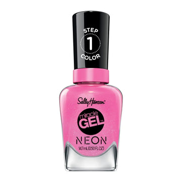 Sally Hansen Miracle Gel 90s Nail Polish - 876 Floresc - Pink - Branded Beauty